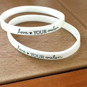 Two Love Your Melon bracelets